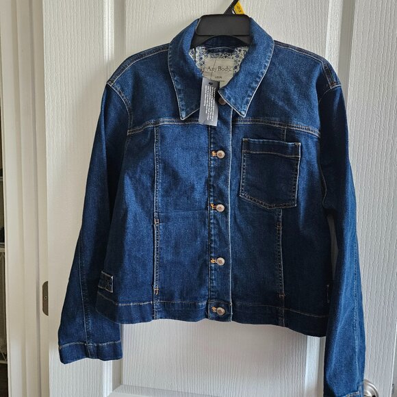 Any Body Jackets & Blazers - Any Body Women's Long Sleeve Denim Jacket